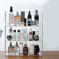 Inaso Rak Kosmetik Akrilik Pnyimpanan Make Up Skincare Tempat Parfume Tempat Hiasan Pajangan Rak Gel
