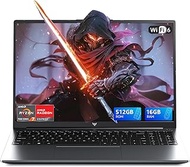 Gaming Laptop, 2026 Laptop with AMD Ryzen 7 7735HS (8C/16T, Up to 4.75GHz), 16GB DDR5 512GB NVMe SSD