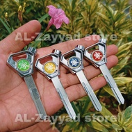 Motorcycle key duplicate material, yamaha keyblank duplicate key material, variation key LEXI AEROX 