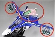 盒少殘(圖8,9)只開封驗件 DX超合金 VF-25G macross Frontier 強化裝甲型 連 Gallia 4 Fold Set 超時空要塞F  Messiah Michael Valky