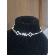 H0015, gelang perak 990, reka bentuk yang indah, mutu kerja yang halus, berat: 4.17g, panjang: 16cm