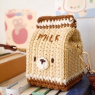 Milk Box Pattern Knitted Bag | Milk Box Crochet Bag | Crochet Crochet | Handmade Handmade Handmade |