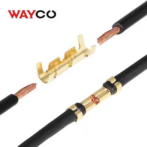 50/100 Set U-Shaped Electrical Wire Connectors Crimp Terminals For Fast Wiring Connection 0.5-1.5mm²