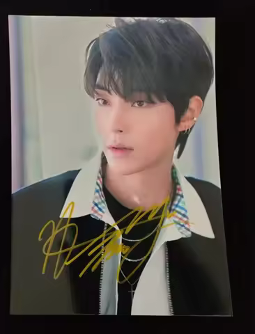 signed True Beauty Moon Ga Young Cha EunWoo Hwang In Yeop autographed photo 5*7 K-POP 012021