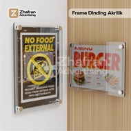 A4 Acrylic Wall Frame Acrylic Wall Frame Display Poster, Menu, Certificate