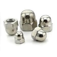 M10 SS304 P1.25 STAINLESS STEEL FINE THREAD KUBAH NUT