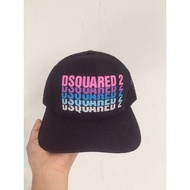 DSQUARED printed baseball cap with fashionable mesh
