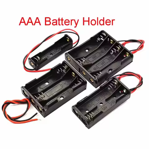 AA Battery Case Plastic DIY AA Battery Box 1/2/3/4 Slot AA Battery Holder 14500 AA Storage Box DIY W