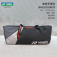 กระเป๋าแบดมินตัน YONEX ความจุขนาดใหญ่ 6 แท่ง กระเป๋าทรงสี่เหลี่ยม กระเป๋าสะพายไหล่ข้างเดียว กระเป๋าแ
