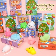 Blind Box Squishy Toy Animal Shape Fun Mystery Box Dumpling Pinch Ball Compressible Elastic