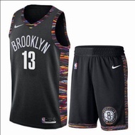 🖤สต็อกพร้อม🖤Nets City Edition Jersey Harden ชุด13,ชุดบาสเก็ตบอลชุดเครื่องแบบฝึกซ้อม