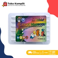 Complete - Acrylic Marker Trifelo TF-AM301-12 - Acrylic Marker 12 Colors