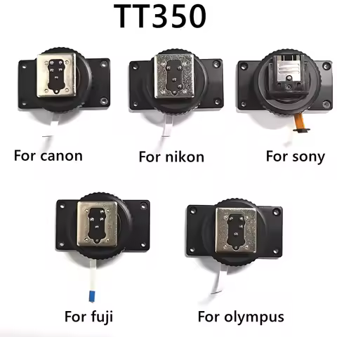 New for GODOX TT350 Top Flash Base SLR Camera For SONY for Canon for Nikon Hot shoe Boot Accessories