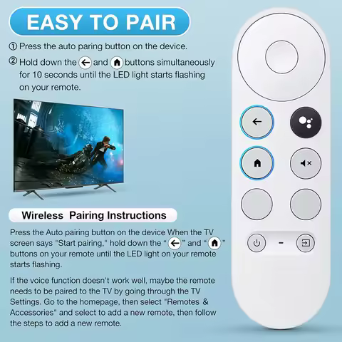 G9N9N IR Remote Bluetooth-Compatible Voice Universal Remote Control Remote Controller for Google TV