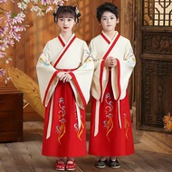 Children Hanfu Chinese Style Ancient Costume Performance Costume Ancient Style Holiday Performance C