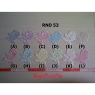 (1 meter) Lace 53 (RND 53 AL) | Craft Material Shop | Ikeya Ribbon Center