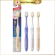 Ebisu Premium Care Regular (Soft) Toothbrush Set - Assorted Colors - Made in Japan