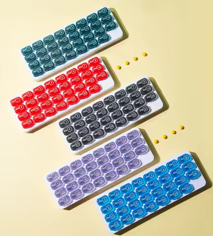 31 Grids Pill Box Case Container Organizer Travel Pill Case Storage Box One Month Pill Medicine Disp