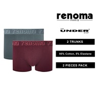 RENOMA 2pcs Men Trunk Cotton Elastane Underwear (REX8302)