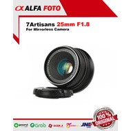 7Artisans 25mm f1.8 lens for mirrorless