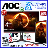 (ALLSTARS : We are Back Promo) AOC Q27G2S/EU 27 inch QHD Gaming Monitor(Warranty 3years on-site by A