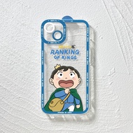 For realme Note 50 60 C11 C15 C55 C65 C21 C25 C53 C51 Ins TPU Clear Case Cartoon Boy D233