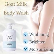 🔥GENUINE🔥800ML Goat Milk Body Wash Nicotinamide Mousse Whitening Shower Gel Improve Dryness Moisturizing