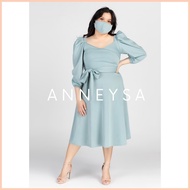 ✆ ♂ ♝ ANA MIDI PLUS SIZE *No Free Mask* neoprene formal gown dress wedding kasal debut ninang