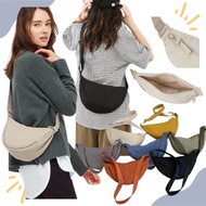 Tas Selempang Bahu Ala Uniqlo Import Slempang Sling Bag Model Half Moon Premium