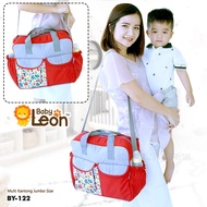 BABY LEON Diaper Bag (Small, Medium, Jumbo) Tas Perlengkapan Bayi Tas Bayi Tas Popok Bayi Tas Botol 
