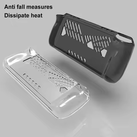 Case For ASUS ROG Ally X Clear Case TPU Full Protective Shockproof Shell Transparent Protective Cove