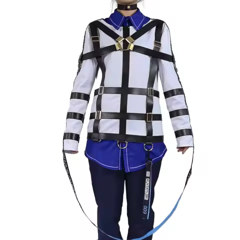 prison uniform Mikoto Kayano Cosplay Costume Styling wig Cos Halloween Christmas Party Game Clothes 