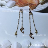 Accessories Ear Wire Diamond Ear Wire 18K Fidelity Adjustable Ear Wire 750 Gold Accessories Dolphin 