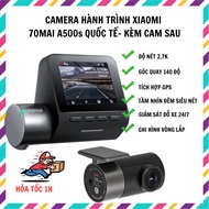 International Xiaomi 70mai A500s car dash cam with rear cam