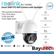 Reolink RLC-523WA 5MP Wireless Outdoor PTZ, Auto Tracking, 5X Optical Zoom, AI Motion Detection, 2.4/5Ghz, Color Night