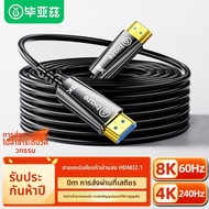 สาย HDMI 8K สำหรับคอมพิวเตอร์ ทีวี 4K และโปรเจคเตอร์ พร้อมส่วนต่อขยายที่ฝังล่วงหน้า