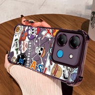 HP Phone Case for Infinix Smart 7 Smart 7 HD Case Anime Luffy Case airbag Thin Silicone Case Softcas