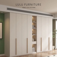 LILY Modular 18mm Thick E0 Solid Plywood 2|3|4 Doors Wardrobe 12 Months Warranty