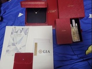 Cartier鑽石頸鏈，100%真品，有GIA証書