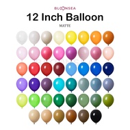 [10pcs] 12 Inch Matte Latex Balloon Garland Arch Bobo Balloons Helium Wholesale Round Colorful Diy B