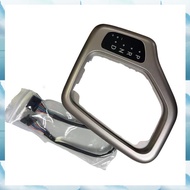 [G V W E] 5YD27XSAAA 5YD27LS5AA Car Silver Shifter Transmission Bezel Transmission Gear Shift Panel