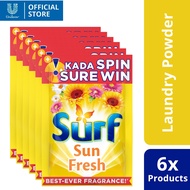 Surf Powder Detergent Sun Fresh 65G Sachet Set of 6