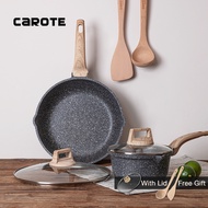 Deep Fry Pan Carote 28cm  and 18cm Saucepan Combo Set