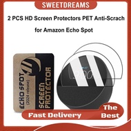 2 PCS HD Screen Protector PET Clear Protective Film Dustproof Screen Protection Film for  Echo Spot 