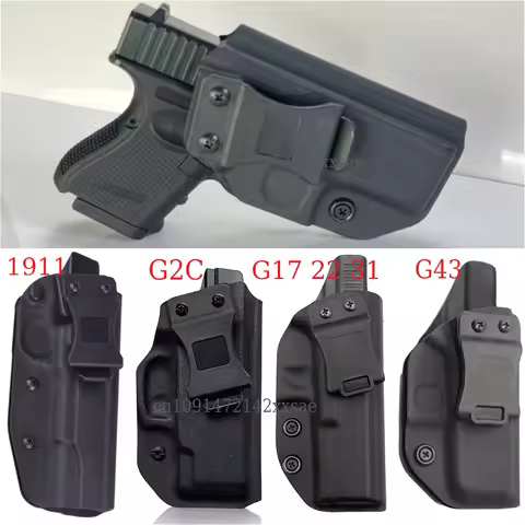Tactical Inside Waistband Concealed Carry Holsters G-lock 17 19 22 26 31 43 43X Belt Clip Single Dou