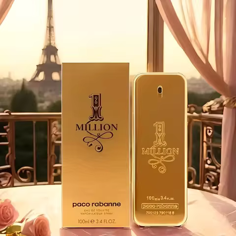 PACO RABANNE 1 Million 3.4 oz EDT for men MILLION perfume, durable floral fragrance Perfume Suitable