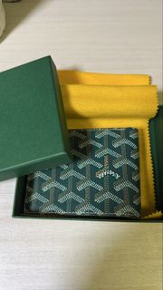 Goyard Victorie Wallet Green