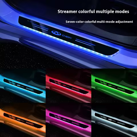 Car LED Wireless Threshold Light For Chery Tiggo 3 4 5 7 7Pro 8 Plus Arrizo GX 5x EQ7 Fulwin 2 A3 A5