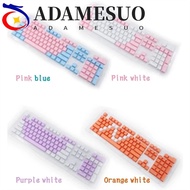 ADAMESUO Keyboard Keycap Keyboard Replacement 104Pcs ABS 104/108 OEM Injection 61/ 87 Blank Keycaps