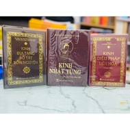 Book - Combo of Dia Tang Sutra, Daily Recitation Sutra, Flower Dharma Sutra (A6 Size)